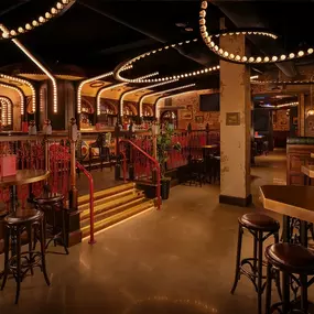 Flight Club is a high-energy, upscale spot where tech-powered, fast-paced darts meet elevated small plates, craft beer, and a buzzing social vibe.