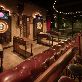 At Flight Club, competitive fun meets refined flavor with tech-enhanced darts, elevated bar snacks, and a great mix of beer and cocktails.