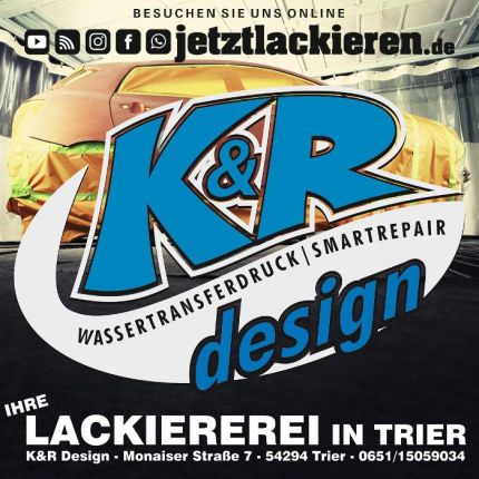 Logo de K&R Design Lackiererei & R3klame [Folierung & Beschriftung]