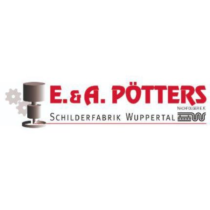 Logotyp från E. & A. Pötters Nachfolger e.K. Schilder- und Stempelfabrik Wuppertal
