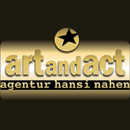 Logo van art and act - agentur hansi nahen