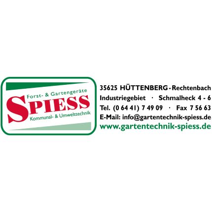 Logo de Fa. Spiess Forst- u. Gartengeräte