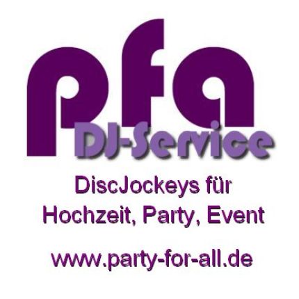 Logo de party-for-all DJ-Service