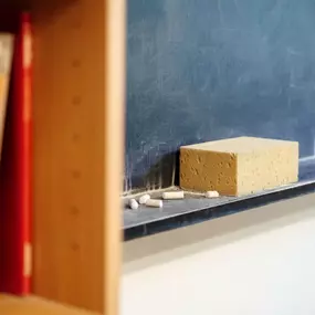 Herne-Mitte Unterrichtsraum Tafel Detail