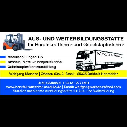 Logo da Aus- und Weiterbildungsstätte für Berufskraftfahrer und Gabelstaplerfahrer Wolfgang Martens