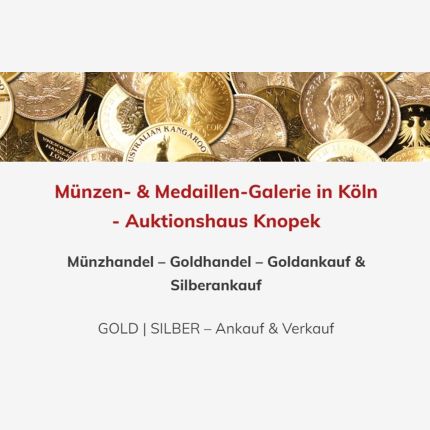 Logotyp från Münzen- & Medaillen-Galerie Köln Auktionshaus Knopek OHG