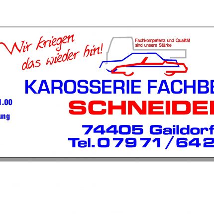 Logo von Karosserie Schneider e.K. - Inh. Marco Walz