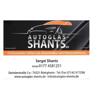 Logo od AUTOGLAS - AUTOPFLEGE - SHANTS