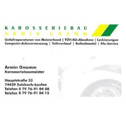 Logo de Karosseriebau Armin Gnamm