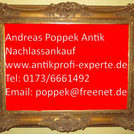 Logo van Andreas Poppek Antik Nachlassankauf Wohnungsauflösung & Haushaltsauflösung & Entrümpelung in München
