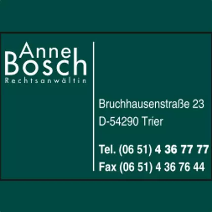 Logo van Anne Bosch Rechtsanwältin