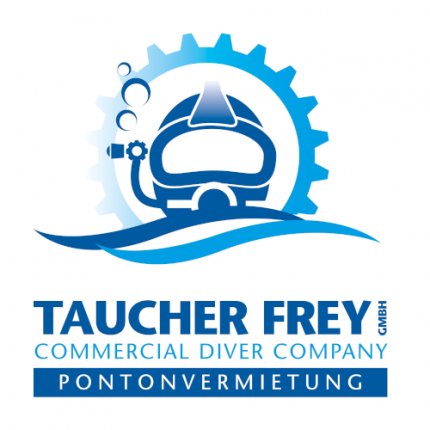 Logotipo de Taucher Frey Pontonvermietung