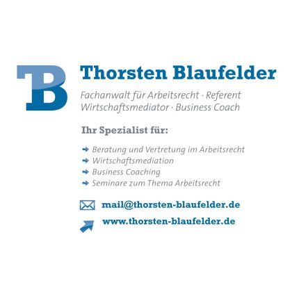 Logotipo de Thorsten Blaufelder