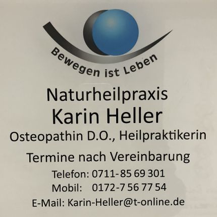 Logo von Naturheilpraxis Karin Heller Osteopathin / Heilpraktikerin