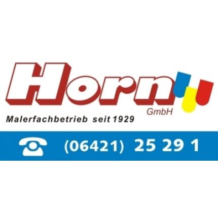 Logo von Horn Malerfachbetrieb GmbH (Maler, Putz, Fliesen, Trockenbau, Bodenleger)