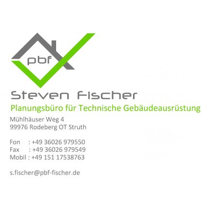 Logotyp från Planungsbüro für Technische Gebäudeausrichtung Steven Fischer