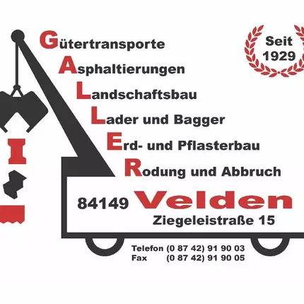 Logo od Galler Pflasterbau- u. Erdbaubetrieb e. K.