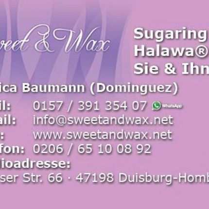 Logotipo de Sweet & Wax