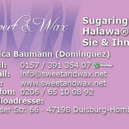 Logo da Sweet & Wax