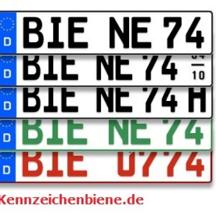 Logotyp från Kennzeichenbiene.de