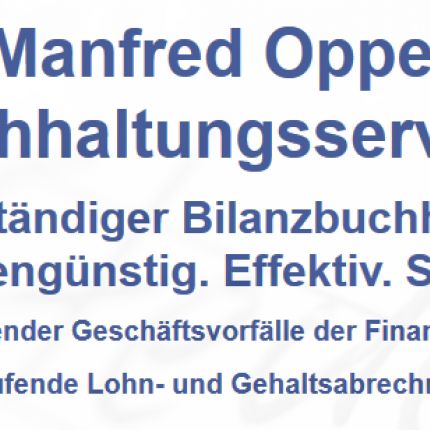 Logotyp från Manfred Oppel Buchhaltungsservice selbstständiger Bilanzbuchhalter