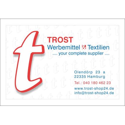 Logotyp från TROST - Werbemittel & Textilien