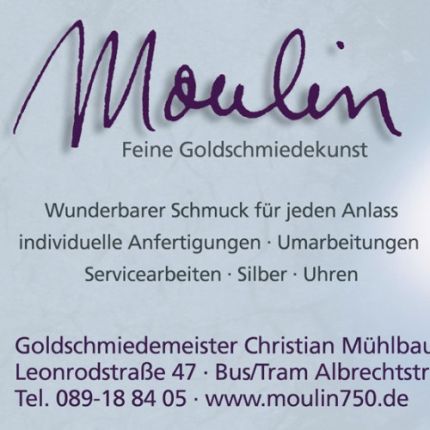 Logo fra Moulin Feine Goldschmiedekunst