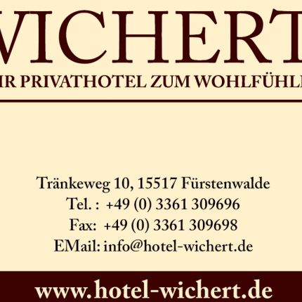 Logotyp från Hotel Wichert