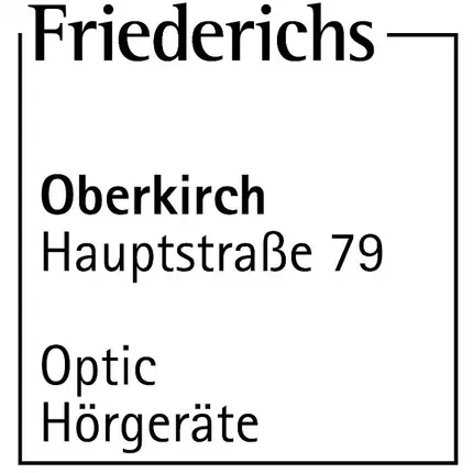 Logo van Optic und Hörgeräte Friederichs