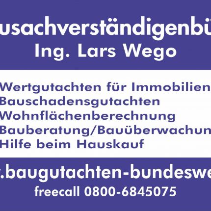Logo von BAUSACHVERSTÄNDIGENBÜRO Ing.Lars Wego