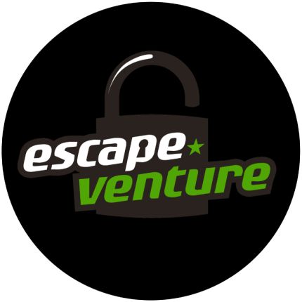 Logo da EscapeVenture Magdeburg. Skurrile Escape Rooms.