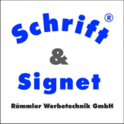 Logo de Rümmler Werbetechnik GmbH Schrift & Signet Leipzig Werbung