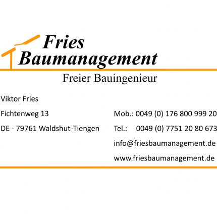 Logo de FriesBaumanagement, Viktor Fries Freier Bauingenieur