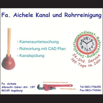 Logotipo de Fa. Aichele Kanal und Rohrreinigung