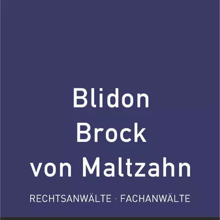 Logotyp från Blidon Brock v. Maltzahn