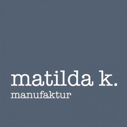Logo van matilda k. manufaktur