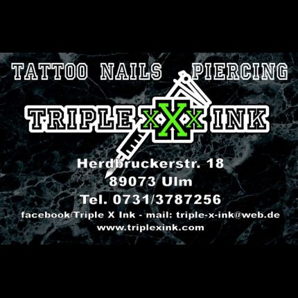 Logo van Triple X Ink - Tattoo- und Piercingstudio