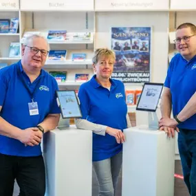 Für Sie vor Ort, Carsten Salzer, Katrin Geyer und Stefan Conrad.