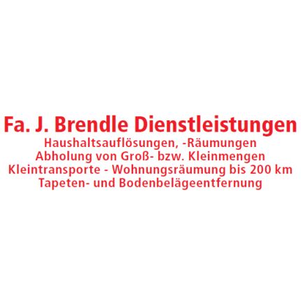 Logo van Fa. J. Brendle Dienstleistungen