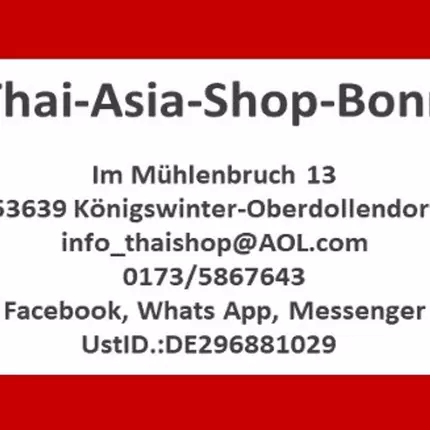 Logotipo de Thai Asia Shop Bonn