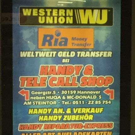 Logo da Western Union  Ria Money Transfer  Hannover