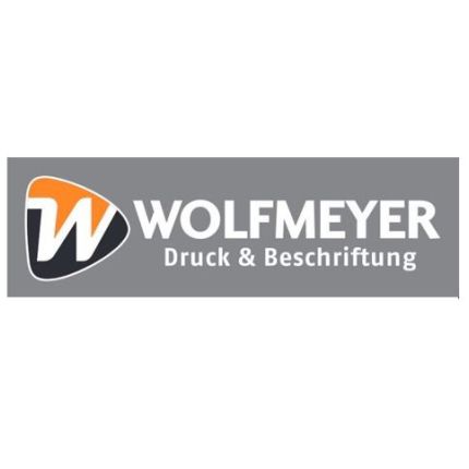 Logo von Wolfmeyer Druck + Beschriftung