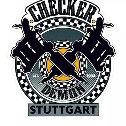 Logo van Checker Demon Tattoos