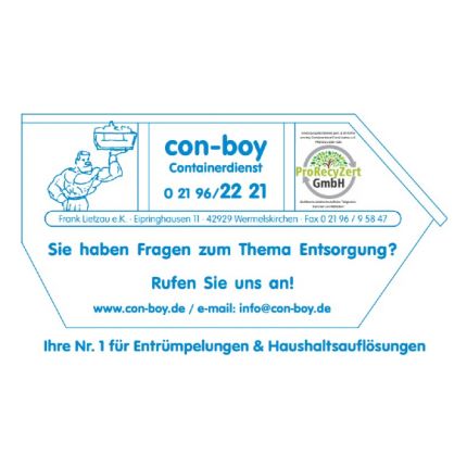 Λογότυπο από con-boy Containerdienst Frank Lietzau e.K.