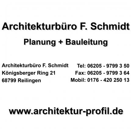 Logotyp från Architekturbüro F. Schmidt