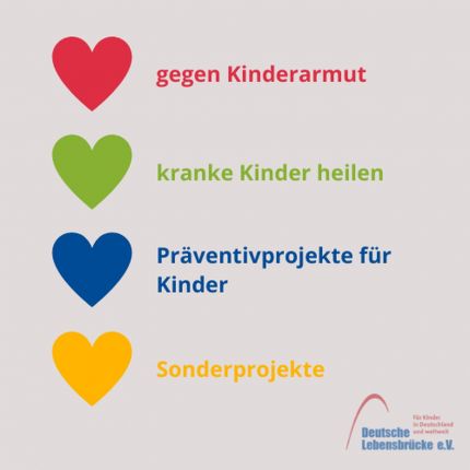 Logo od Kinderhilfe Deutsche Lebensbrücke e.V. München