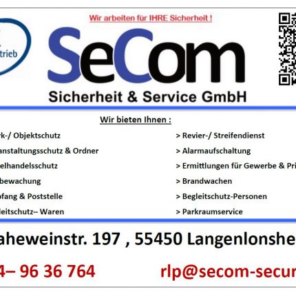 Logo fra SeCom Sicherheit & Service GmbH - RLP