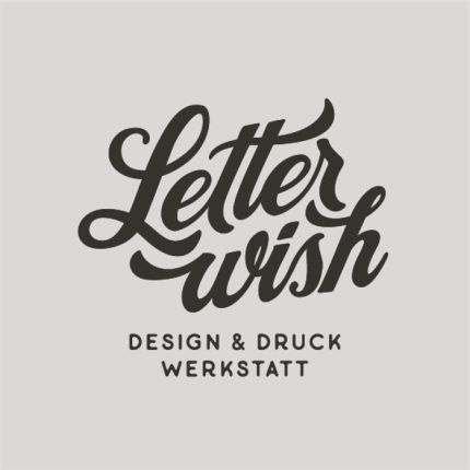Logo van Letterwish | Design & Druck Werkstatt