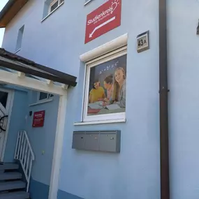 Ludwigshafen-Gartenstadt Eingang außen