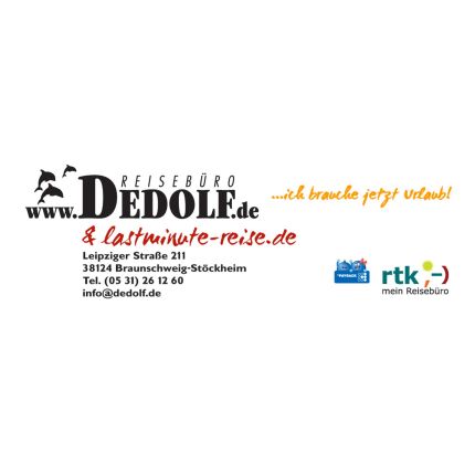 Logo fra Reisebüro Dedolf